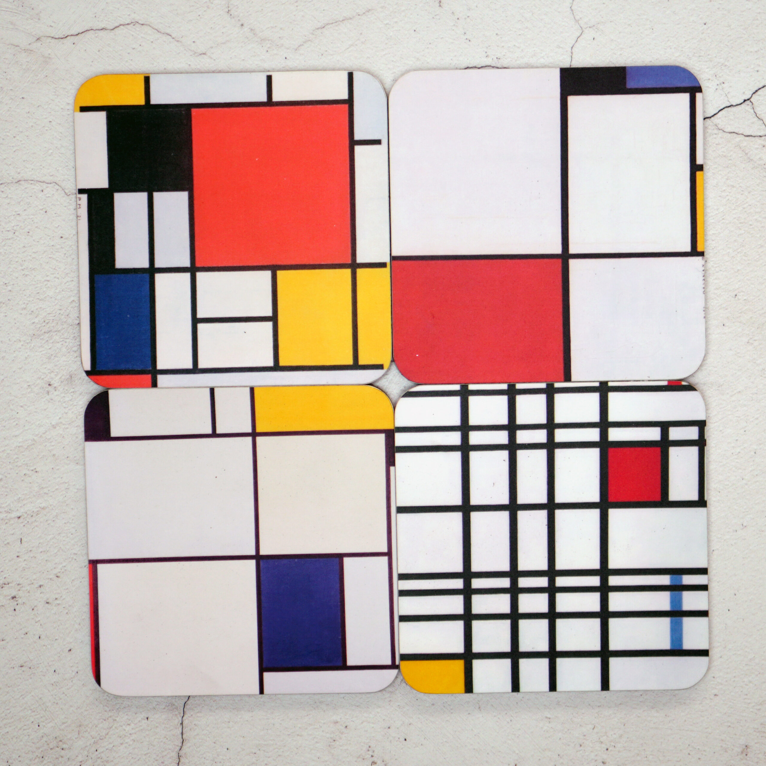 Artist: Mondrian: Red, Yellow & Blue